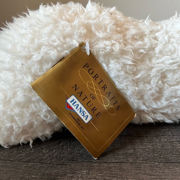 Portraits of Nature Hansa White Plush Lamb - Picture 3 of 12